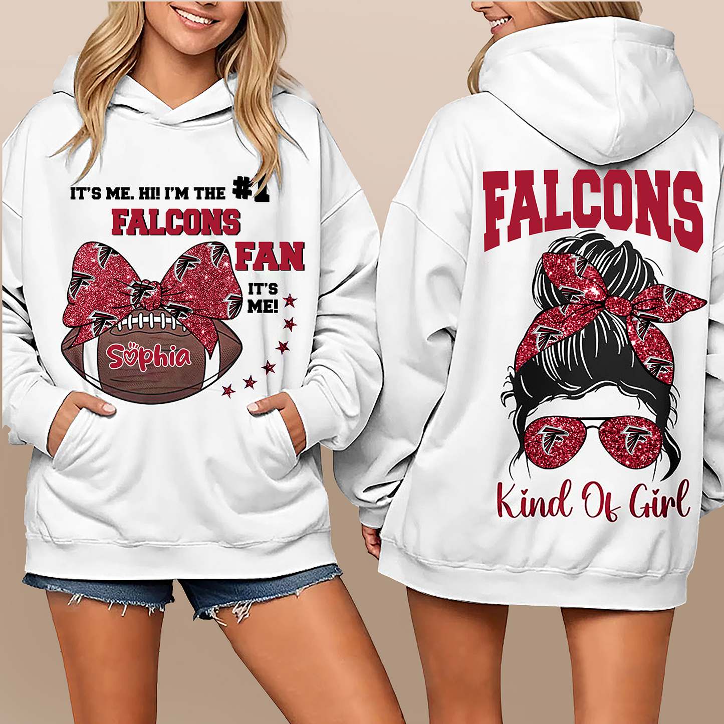 AF Premium NFL Kind Of Girl Hoodie DDT HLPHUONG
