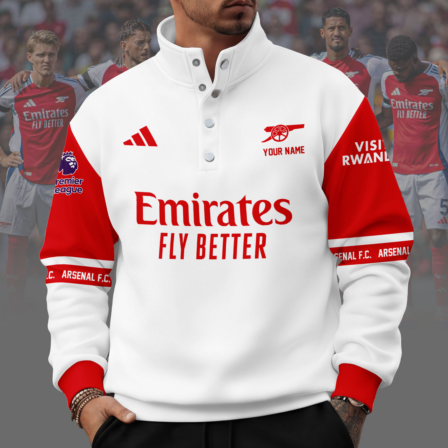 ARS x EPL Unisex Western Style Sweater With Buckles DDT 111125 NTL