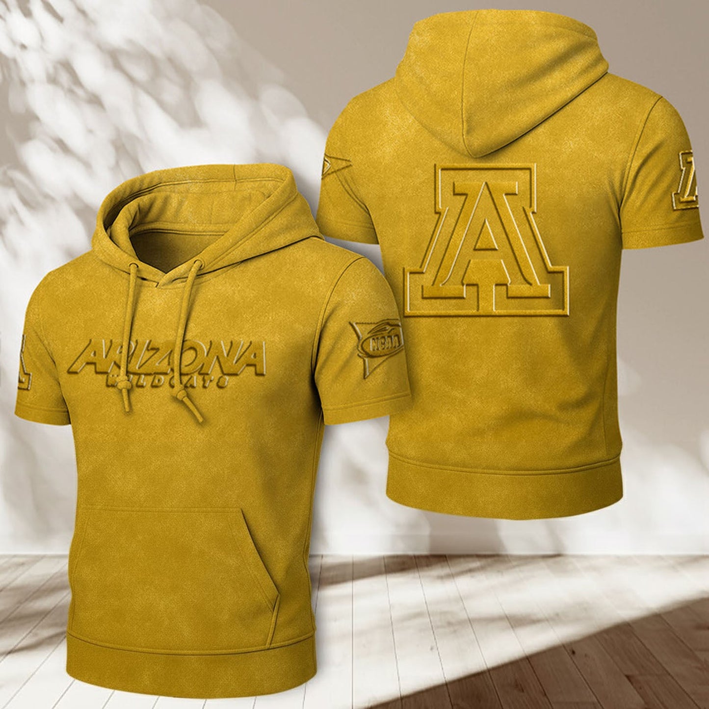 AW x NCAA Half Sleeve Hoodie T-Shirt DatND ThuongNH