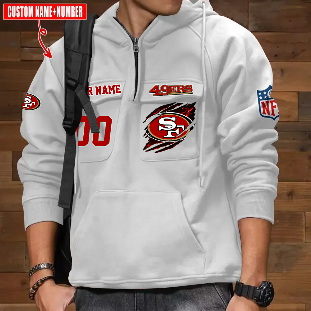 Athleworld SF49 NFL Graphic Pocket Hoodie DDT CTND