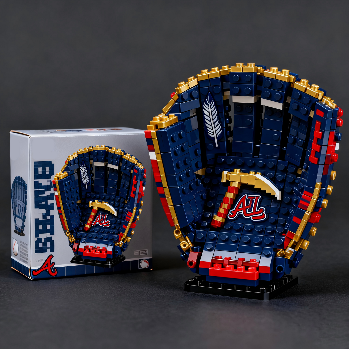 MLB Teams Baseball Glove Building Block Set DDT NTL