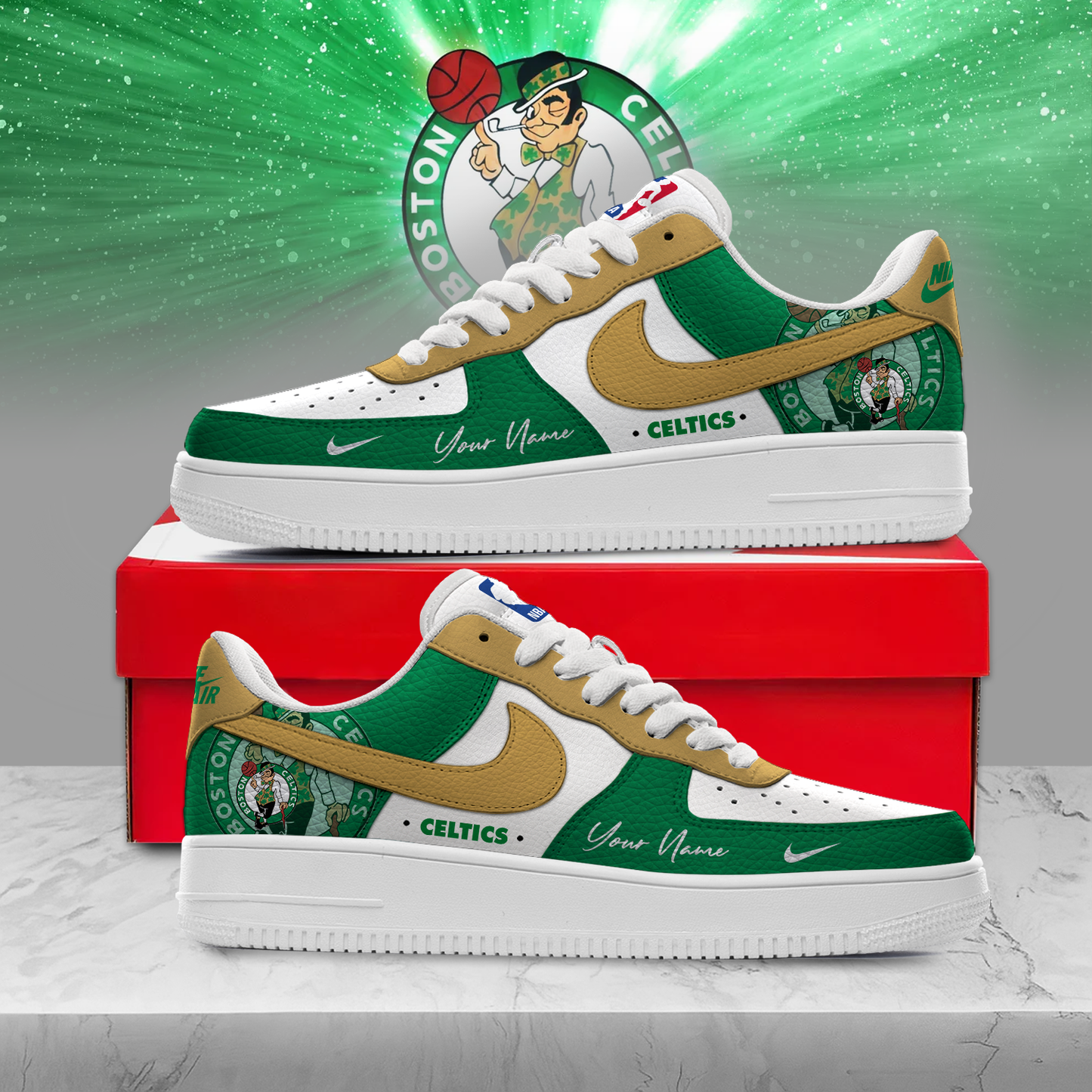 BC Premium NBA AF1 Sneakers Victory Pride DDT NTL