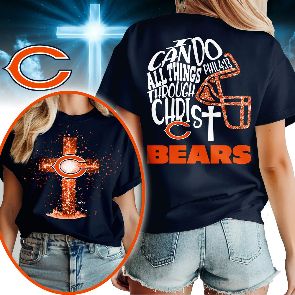 CHI Premium NFL Christian Football 3D Shirt DDT CTND