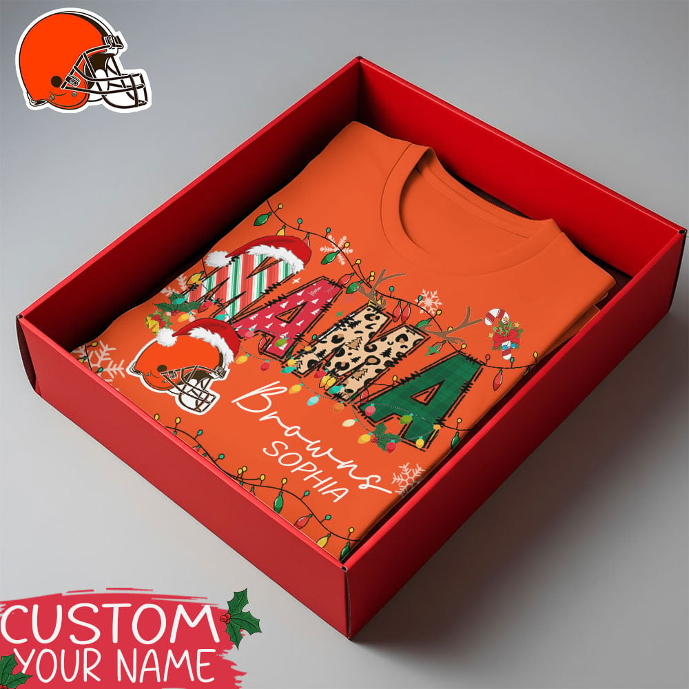 CLE Premium NFL Mama Football Shirt - Perfect Gift For Christmas DDT 151125 NTL