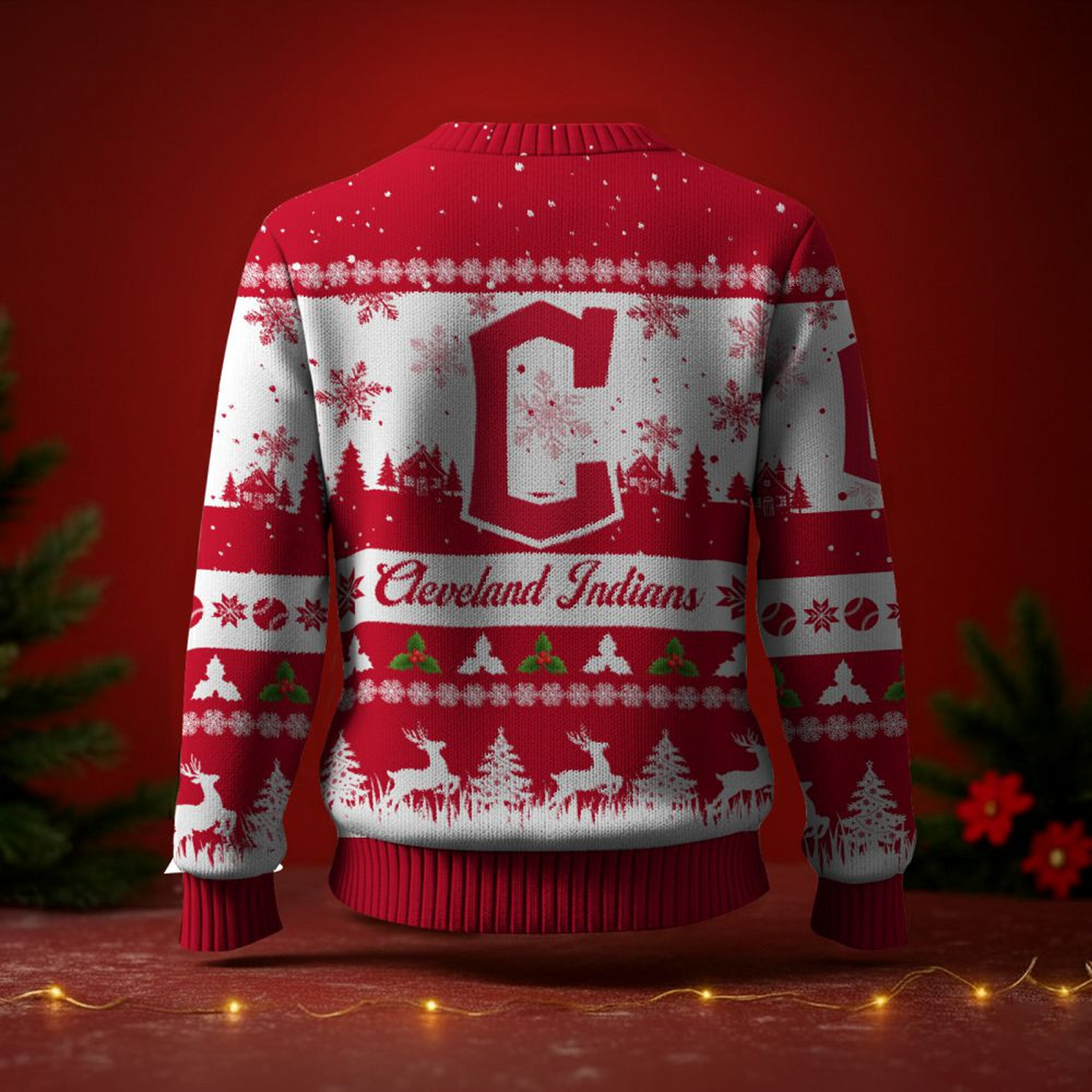 CLE x MLB Ugly Sweater 2025 DATND TANTD