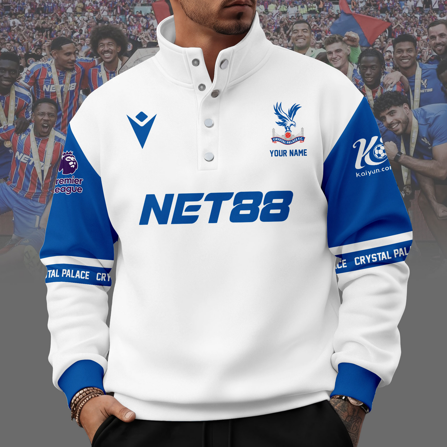 CRY x EPL Unisex Western Style Sweater With Buckles DDT 111125 NTL