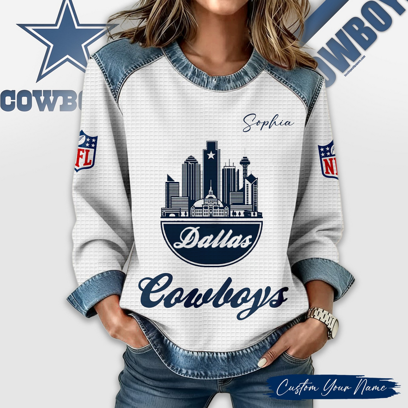 DC Premium NFL City Skyline Print Casual Sweatshirt DDT 081125 CTND