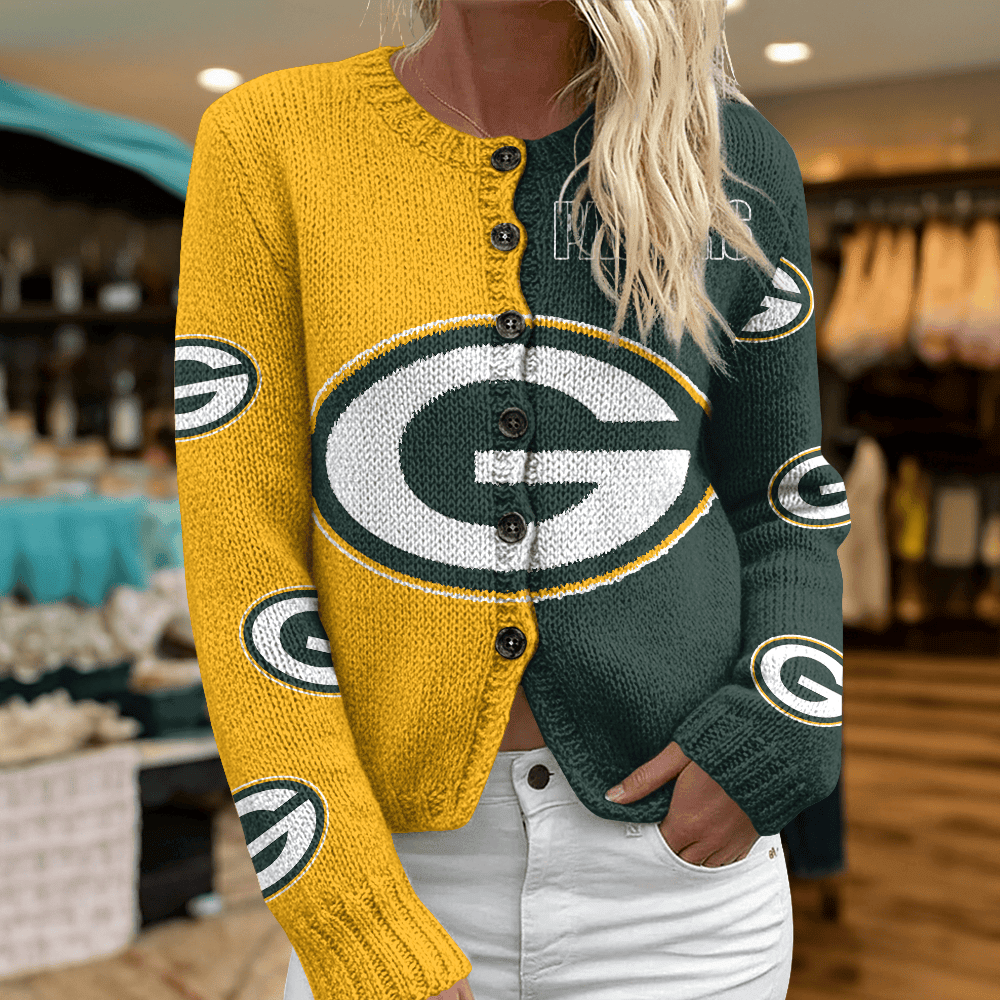 GB x NFL Cardigan Sweatshirt With Button v1 DatND DVT