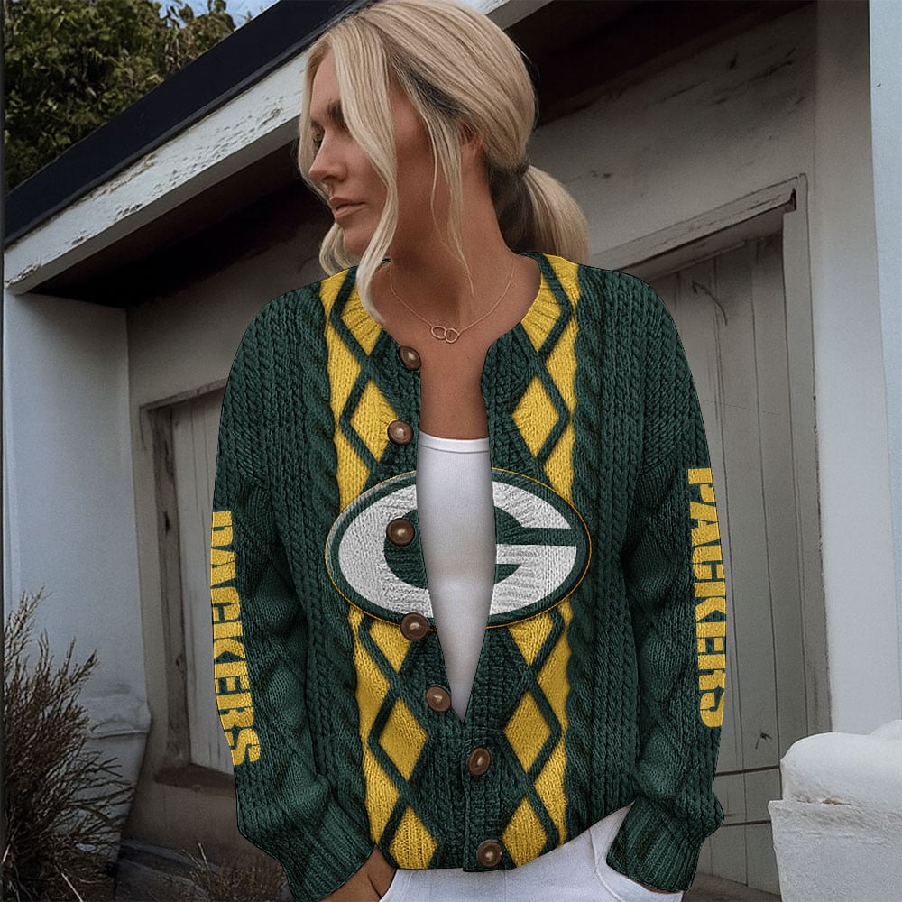 GB x NFL Women's Cardigan Sweater DatND DVT