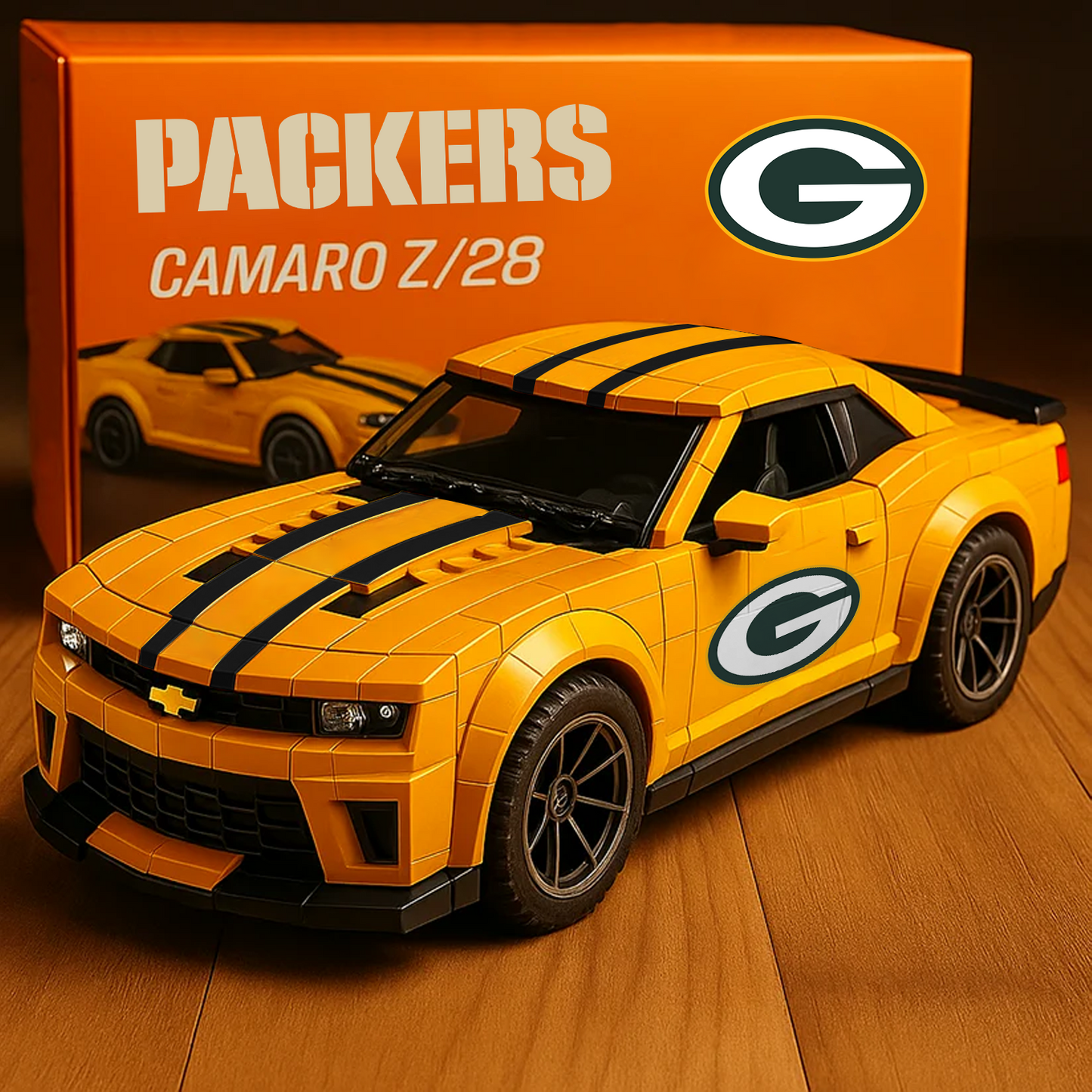 GB x NFL Football Team Camaro Z28 DATND TANTD