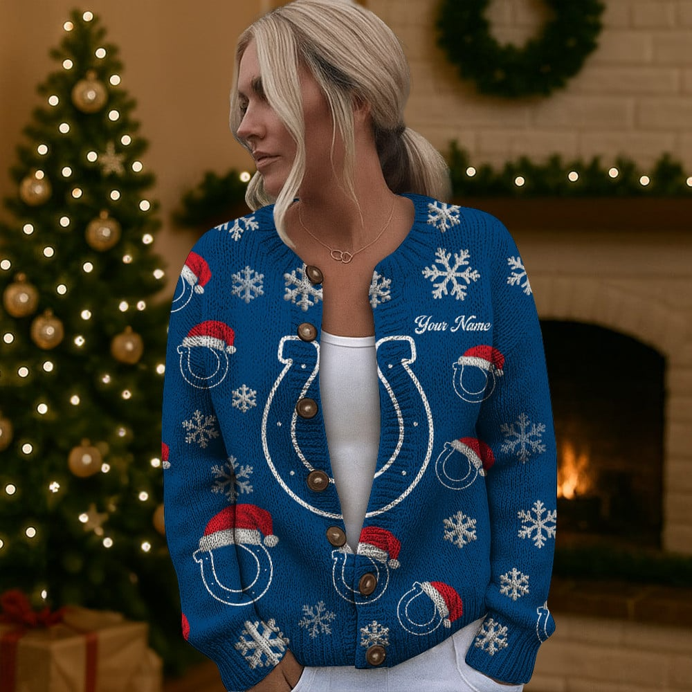 IC x NFL Women Cardigan Sweater Christmas DDT CTND