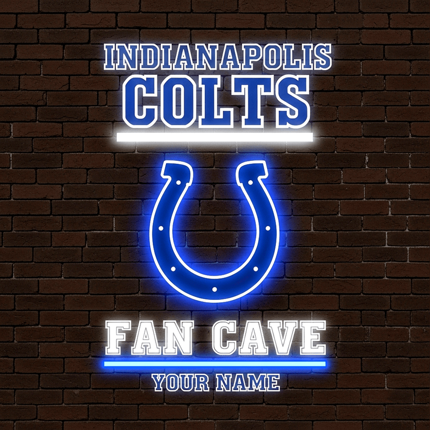 IND x NFL PREMIUM LED LIGHT WALL DECOR DATND TANTD