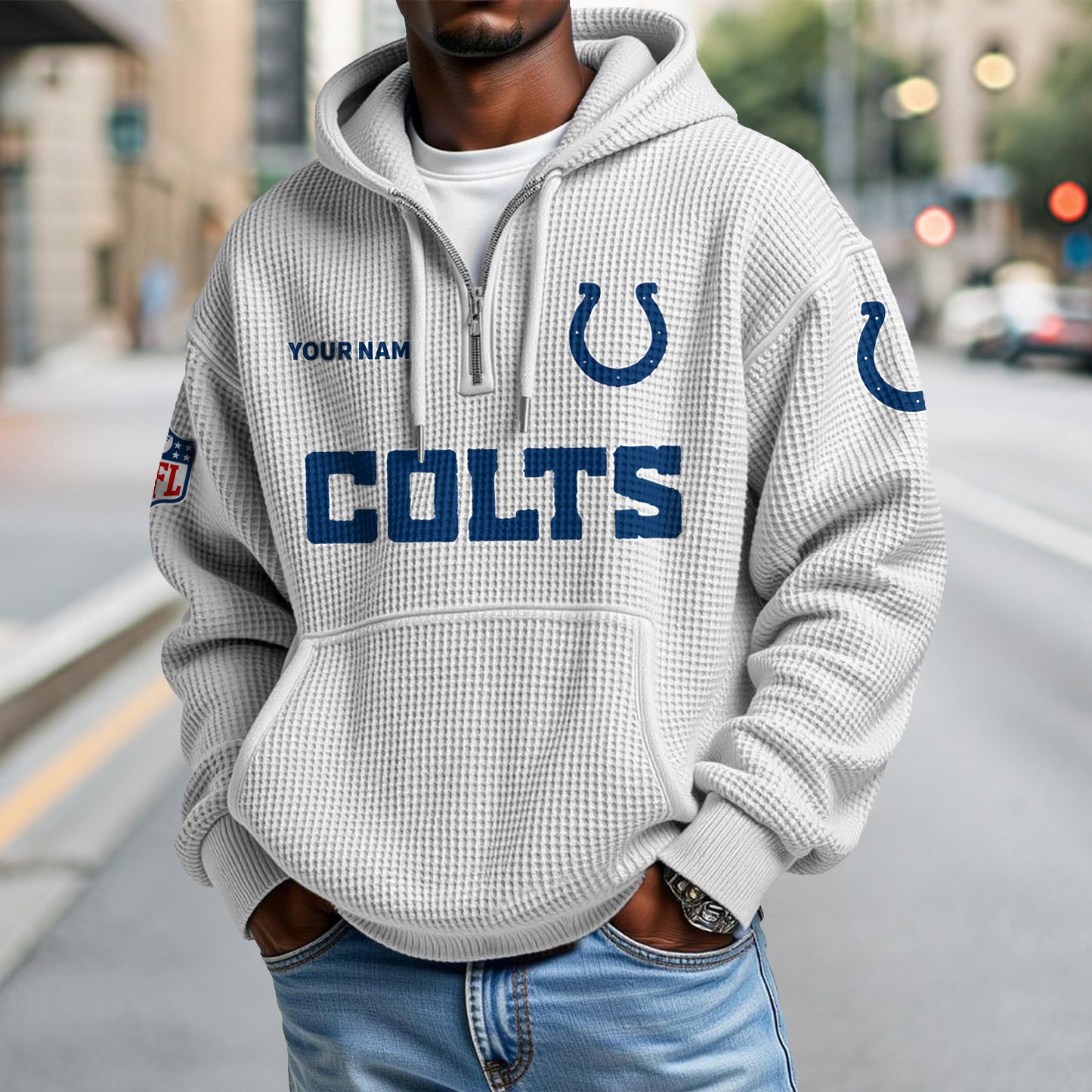 IND x NFL Waffle Hoodie DatND DVT