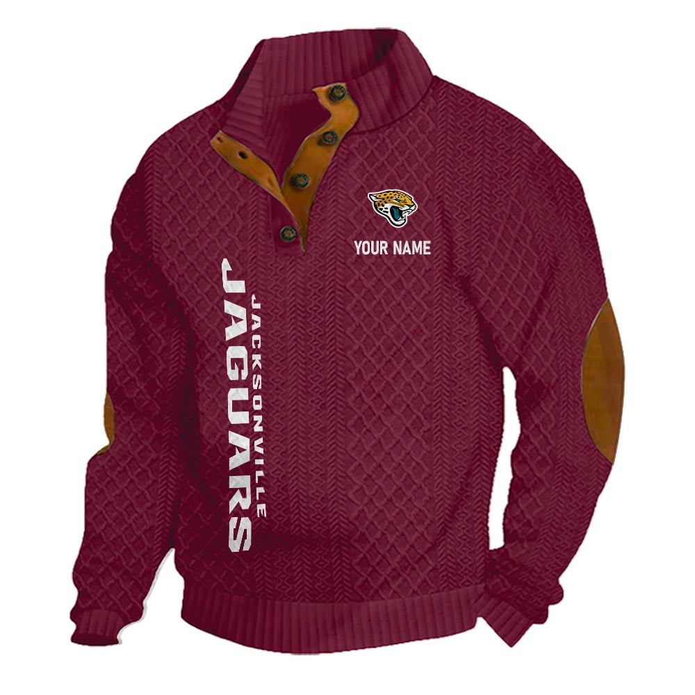 JJ NFL Basic Knitted Stand Collar Sweatshirt DDT CTND