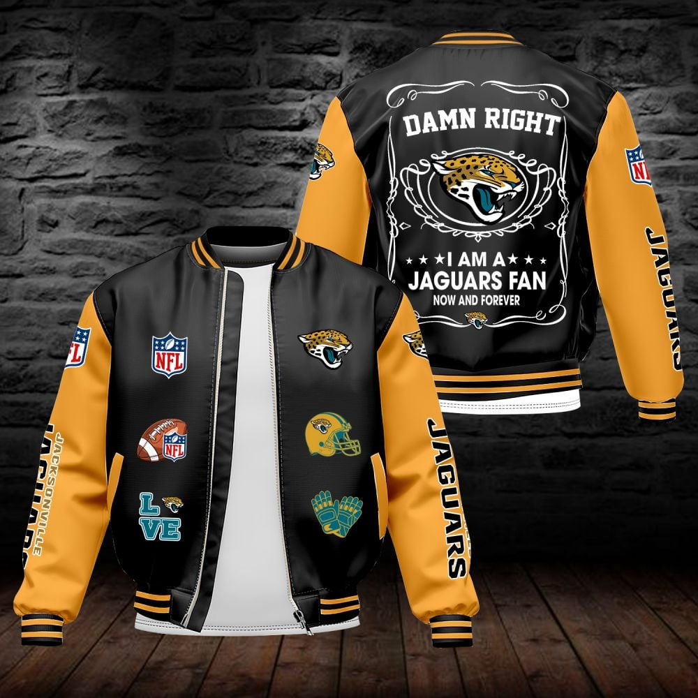 JJ NFL Premium Leather Bomber Jacket DDT HLPHUONG