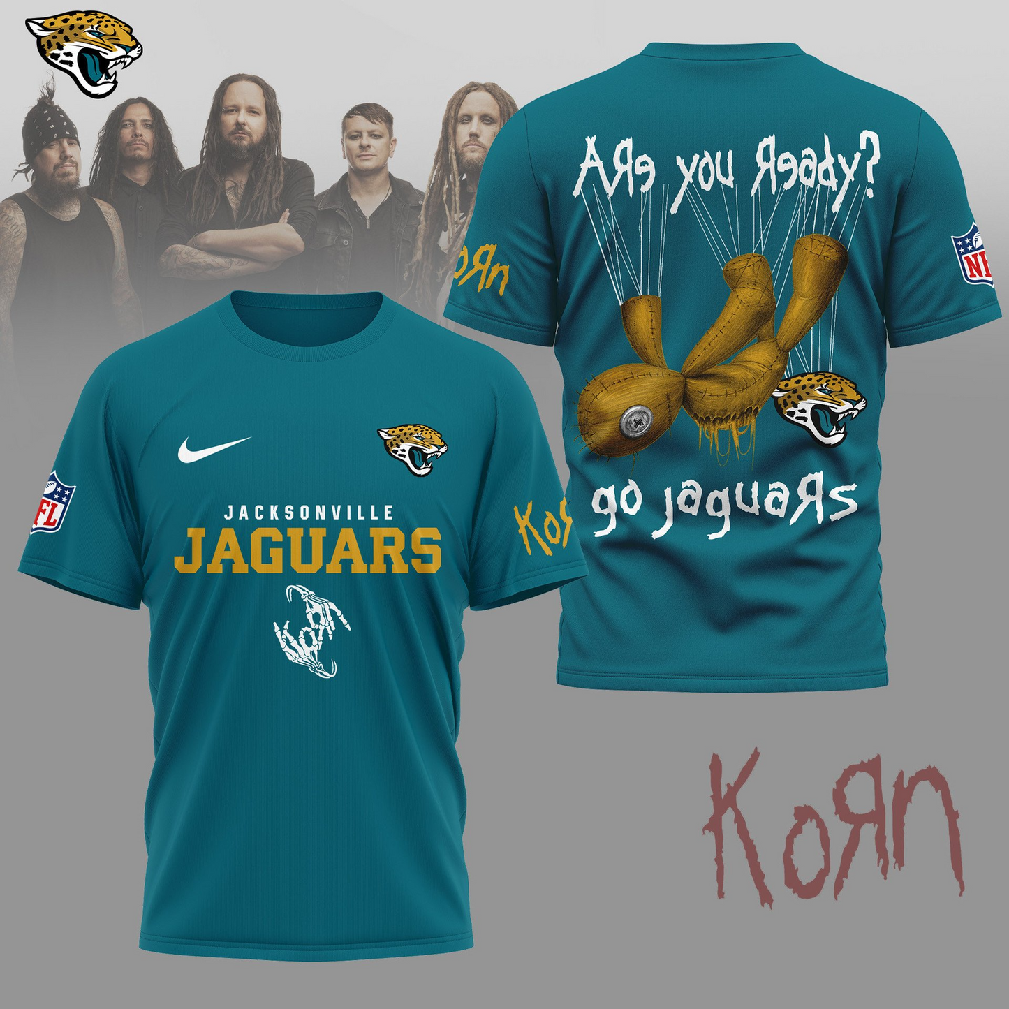 JJ Premium NFL Korn Fan Shirt DDT CTND
