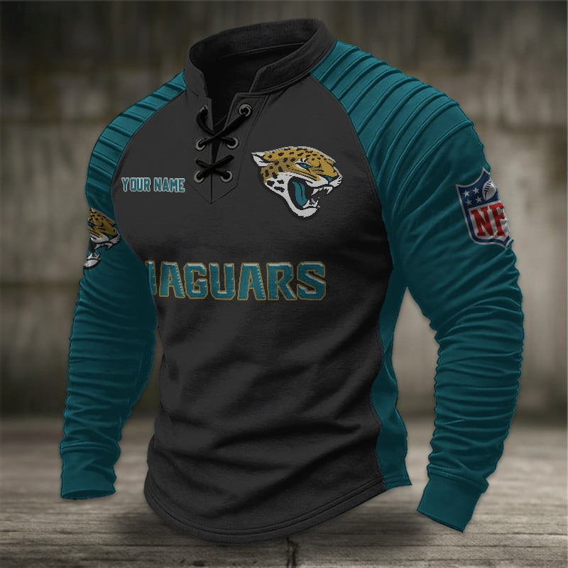 JJ x NFL Men Stand Collar Long Sleeve Top DDT CTND