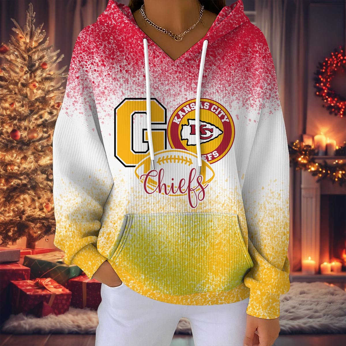 KCC NFL Women Hooded Sweatshirt DDT NTL