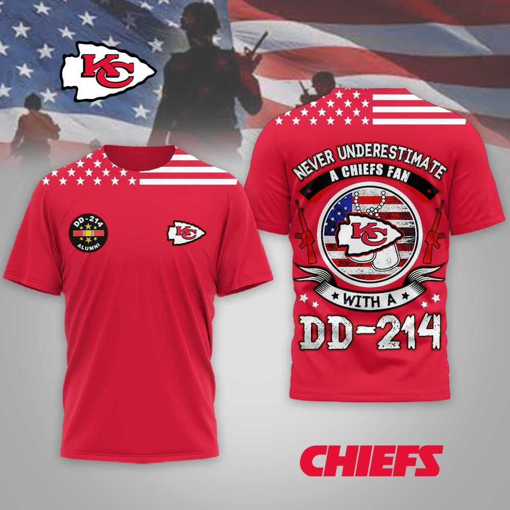 KCC Premium NFL DD-214 Alumni 3D Shirt DDT NTL