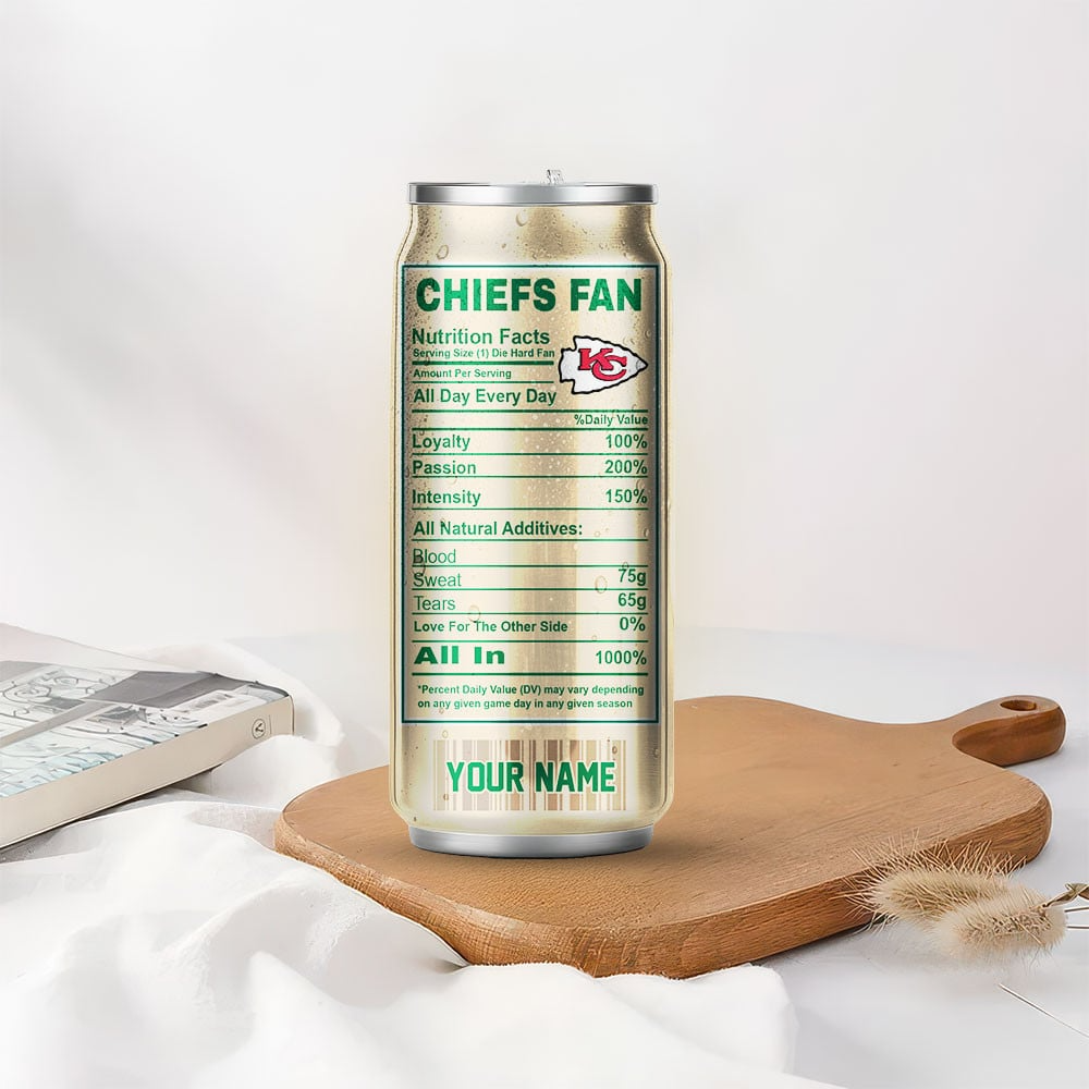 KCC Premium NFL Starbucks Energy Can Tumbler DDT NTL