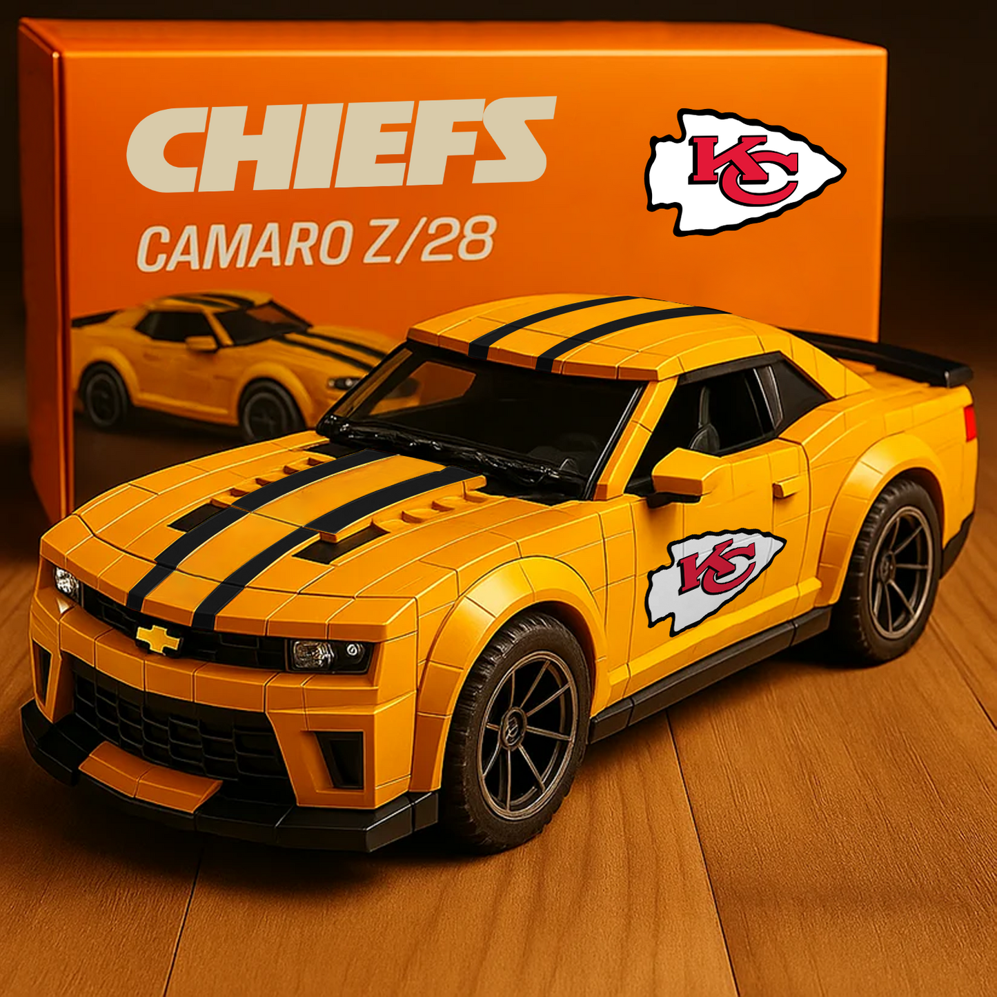 KC x NFL Football Team Camaro Z28 DATND TANTD