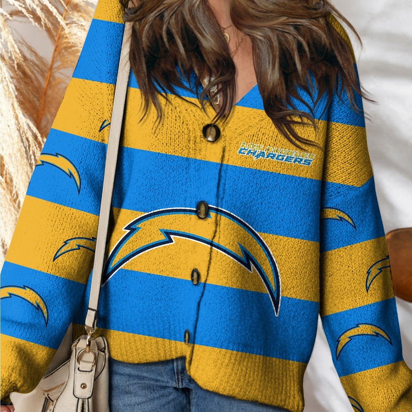 LAC x NFL Cardigan Sweatshirt With Button DatND DVT