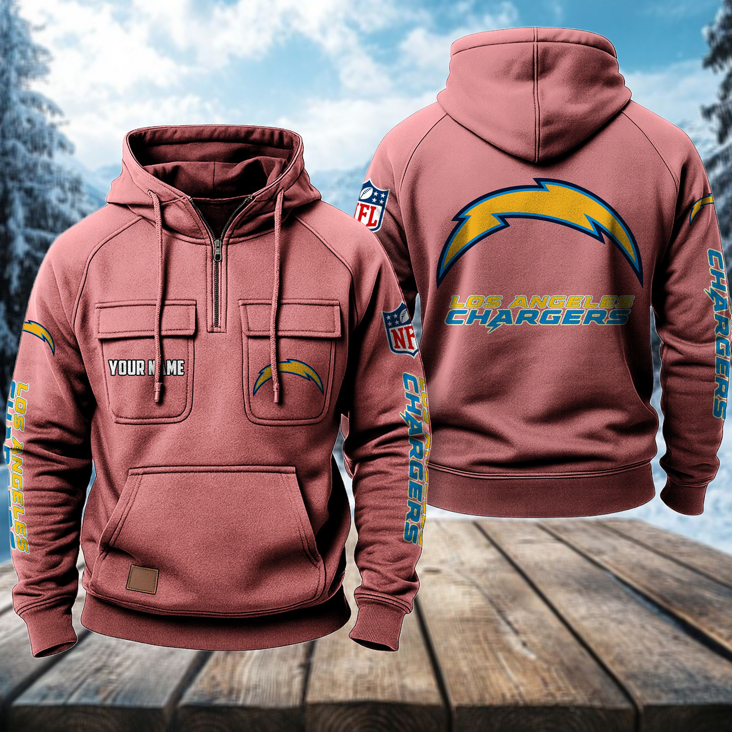 LAC x NFL Premium Hoodie DATND TANTD