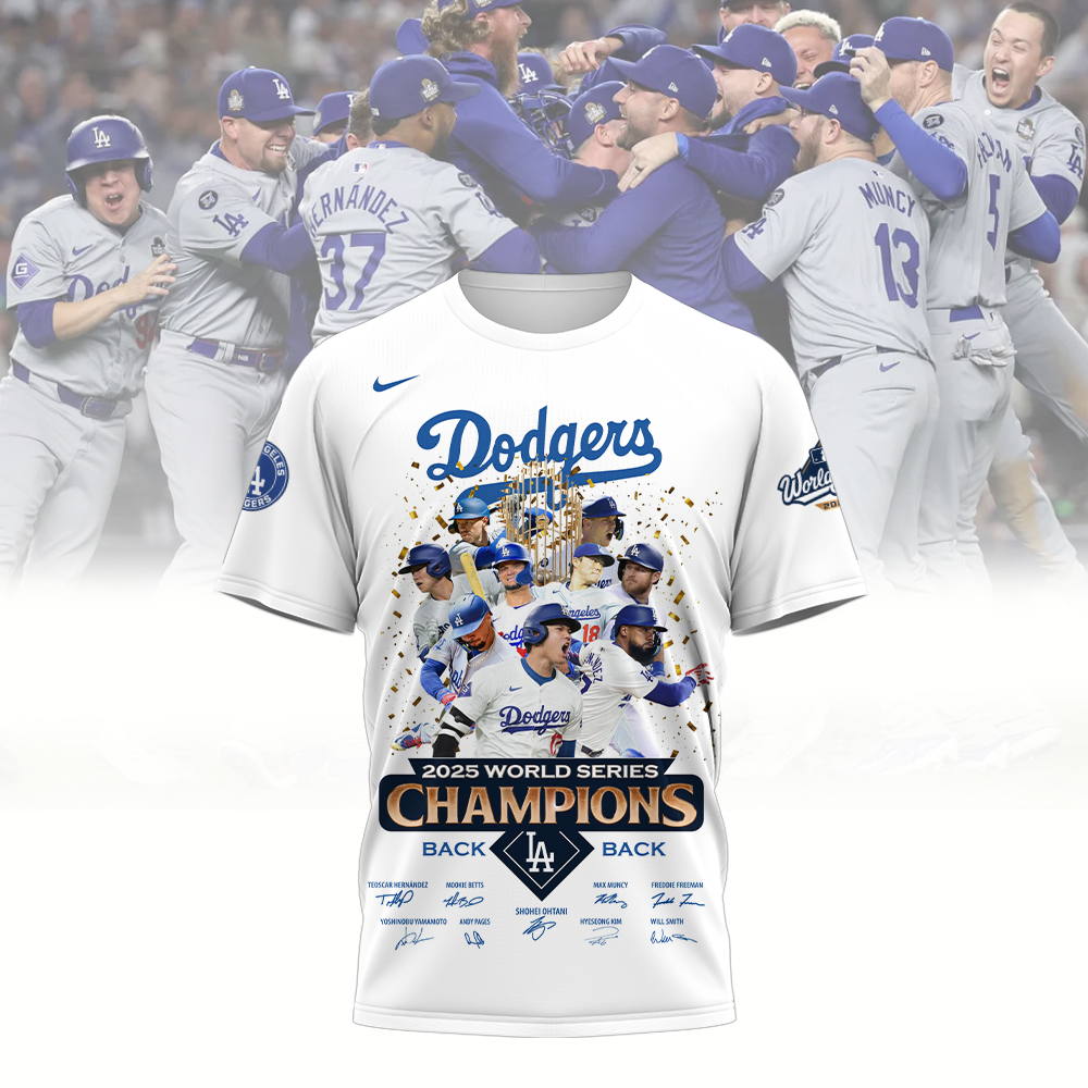 LAD x MLB 2025 World Series Champions 3D Shirt V6 DatND DVT
