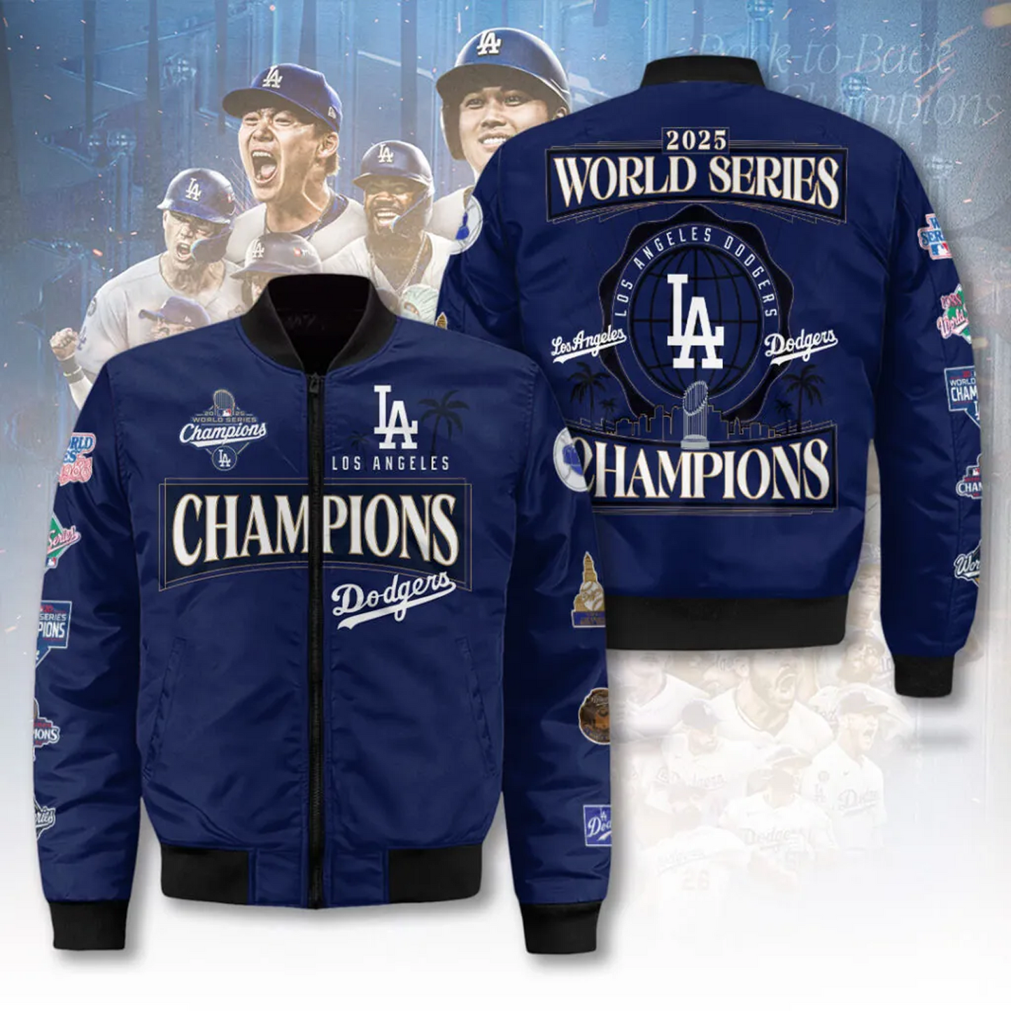 LAD x MLB 3D Apparel Bomber Jacket V21 DATND TANTD