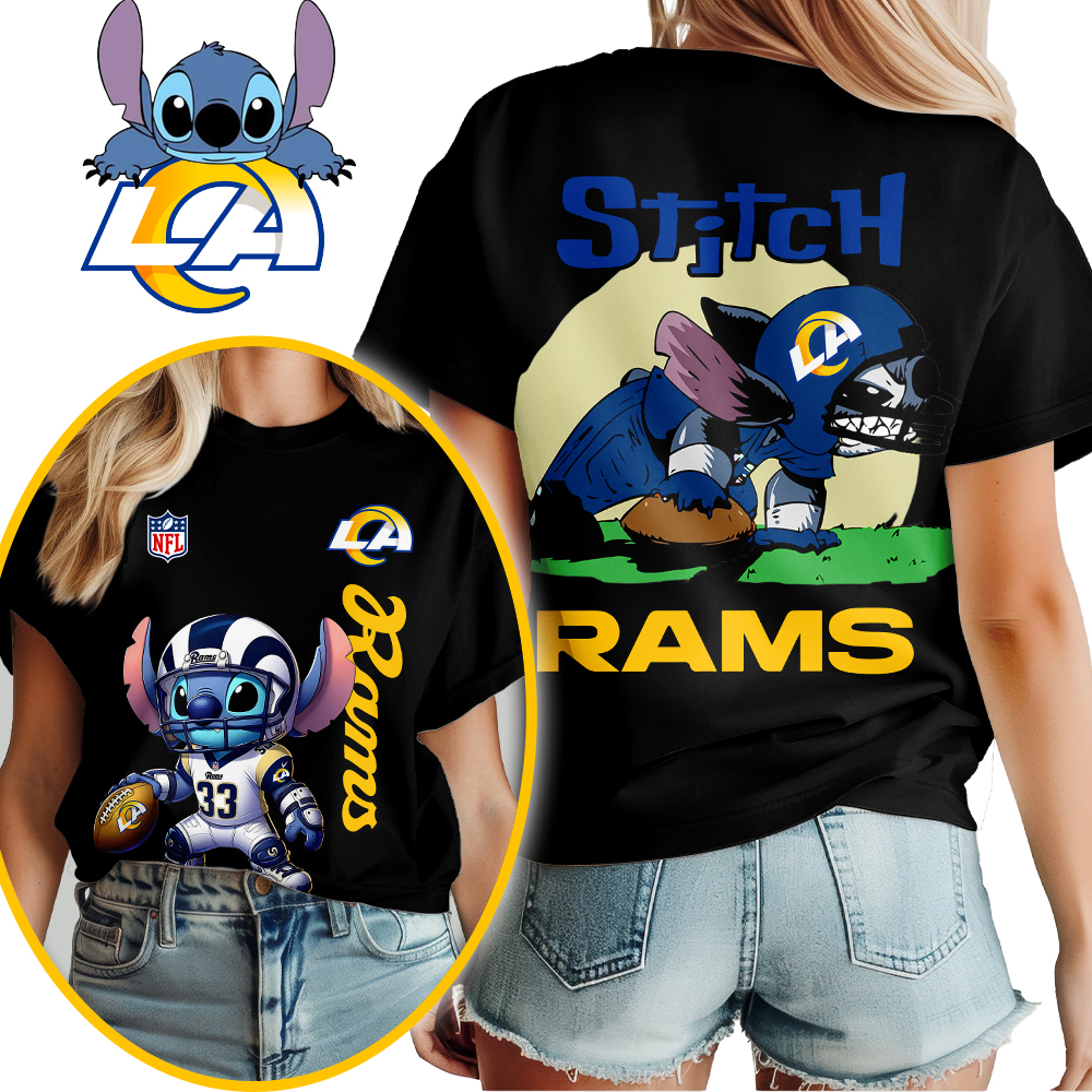 LAR Premium NFL Stitch Shirt DDT CTND