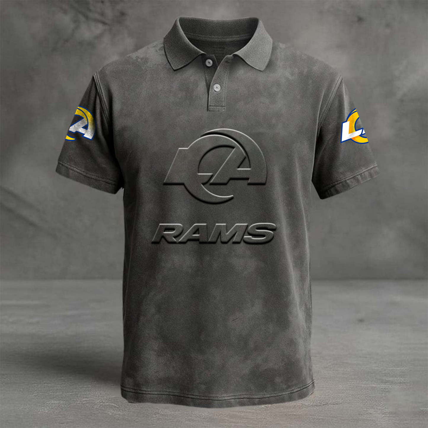 LAR x NFL Embossed Polo Shirt DATND TANTD