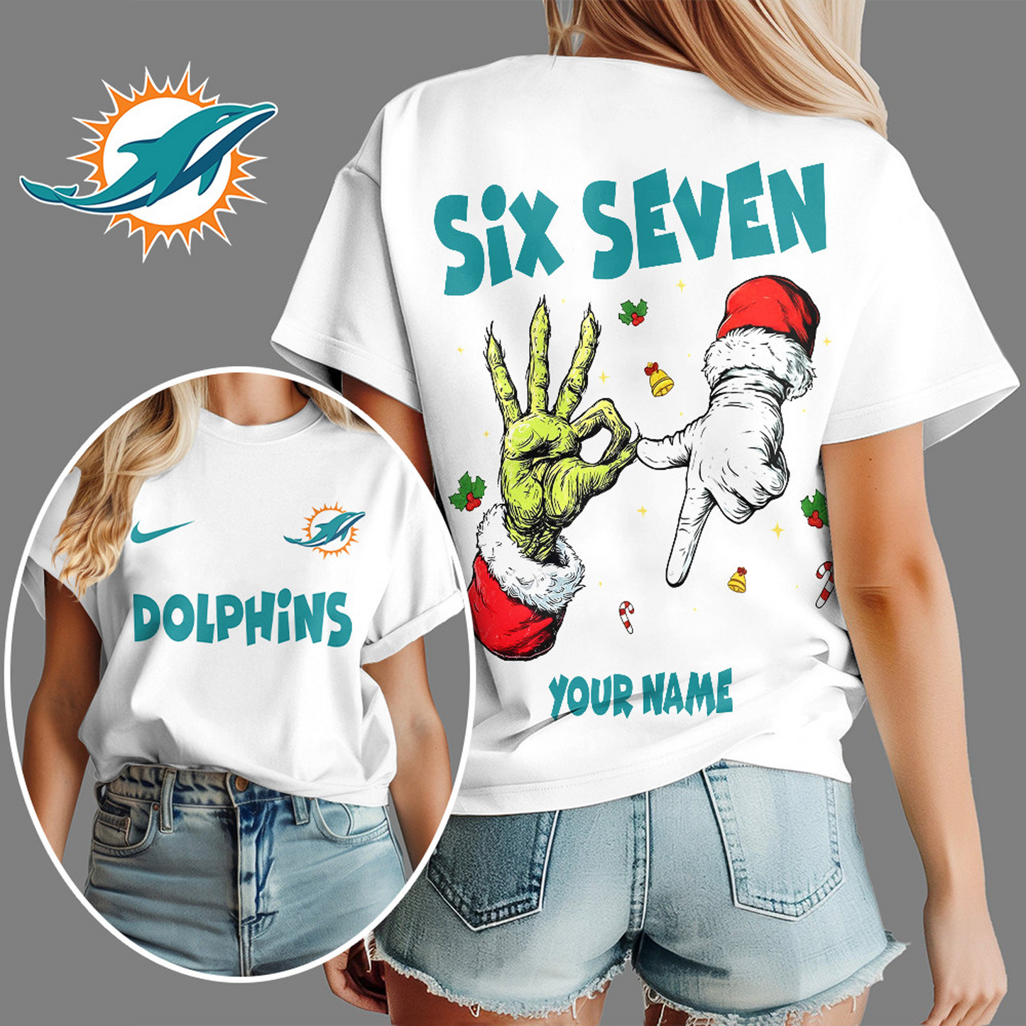 MIA x NFL Funny Six Seven Hot Trend Tshirt Custom Any Name DATND TANTD