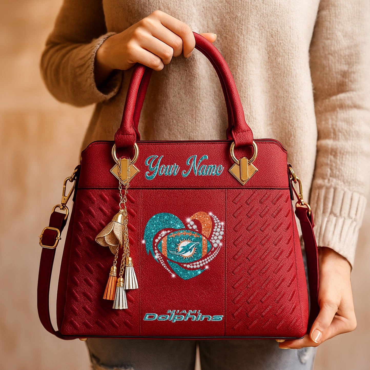 MIA x NFL Zip Handbag 0811 DatND DVT