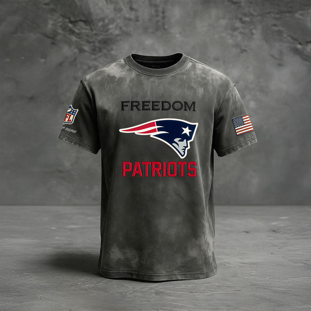 NE Premium NFL The Freedom Washed Tee DatND DVT