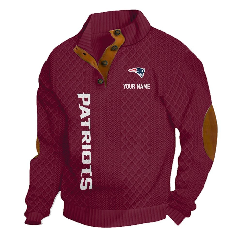 NEP NFL Basic Knitted Stand Collar Sweatshirt DDT CTND