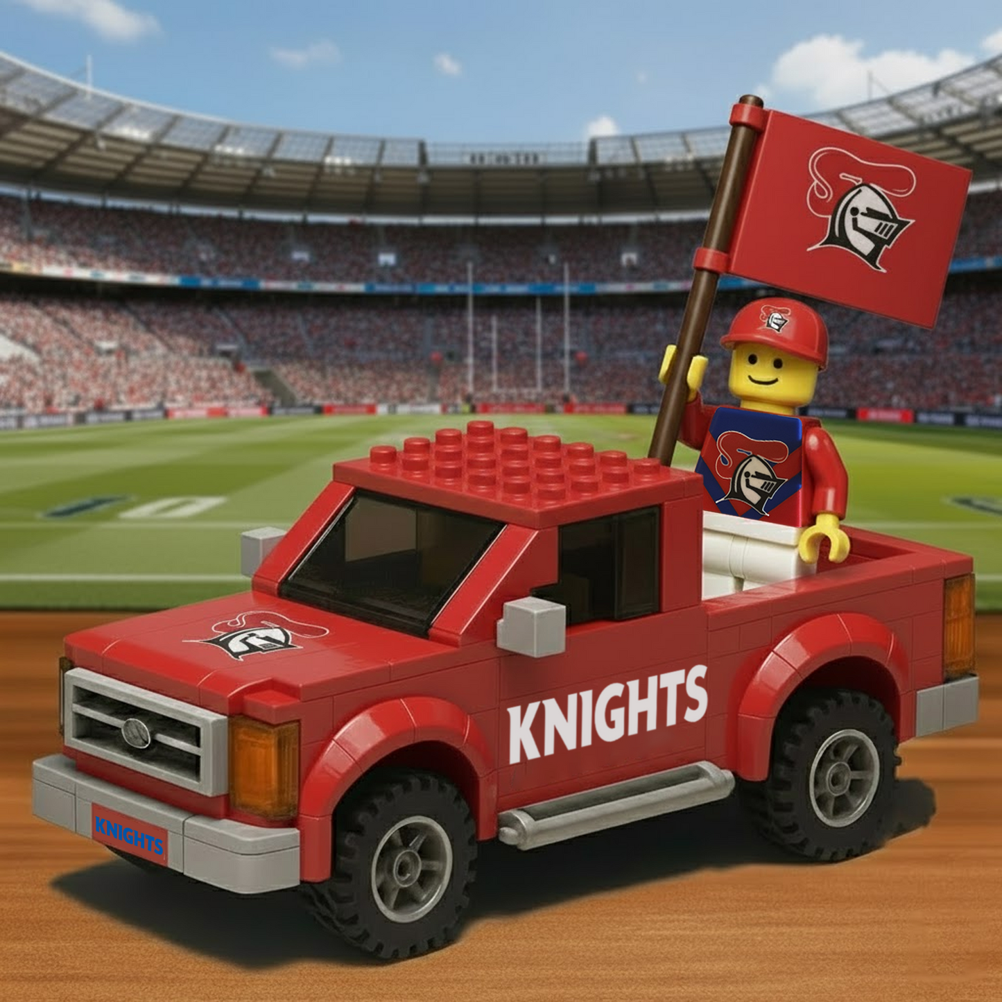 NEW x NRL Building Blocks Truck Toy Set DatND DVT