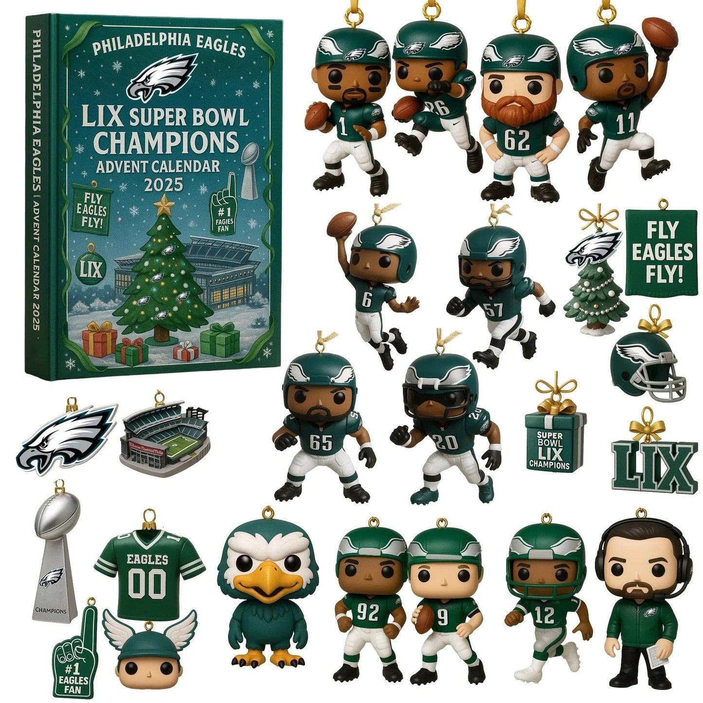 NFL x PHI 2025 Christmas Advent Calendar HLP