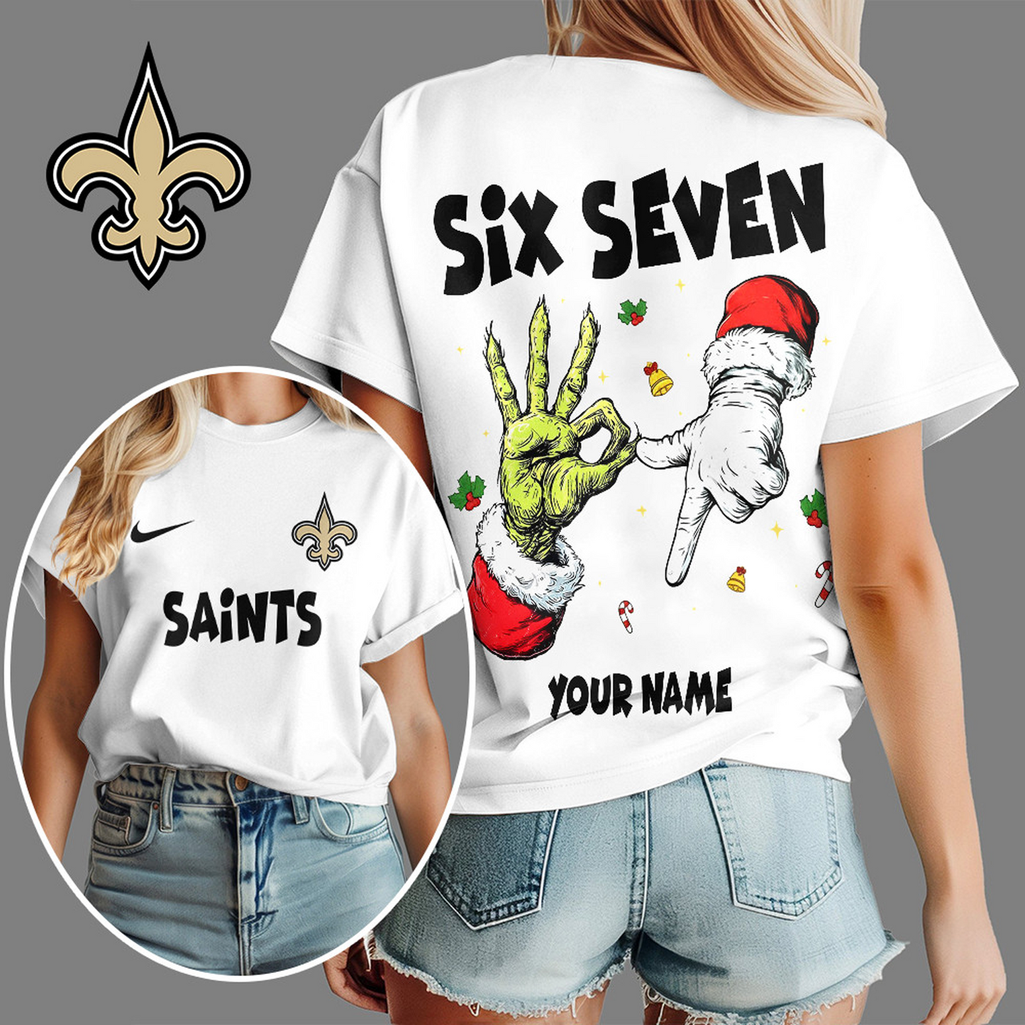NO x NFL Funny Six Seven Hot Trend Tshirt Custom Any Name DATND TANTD