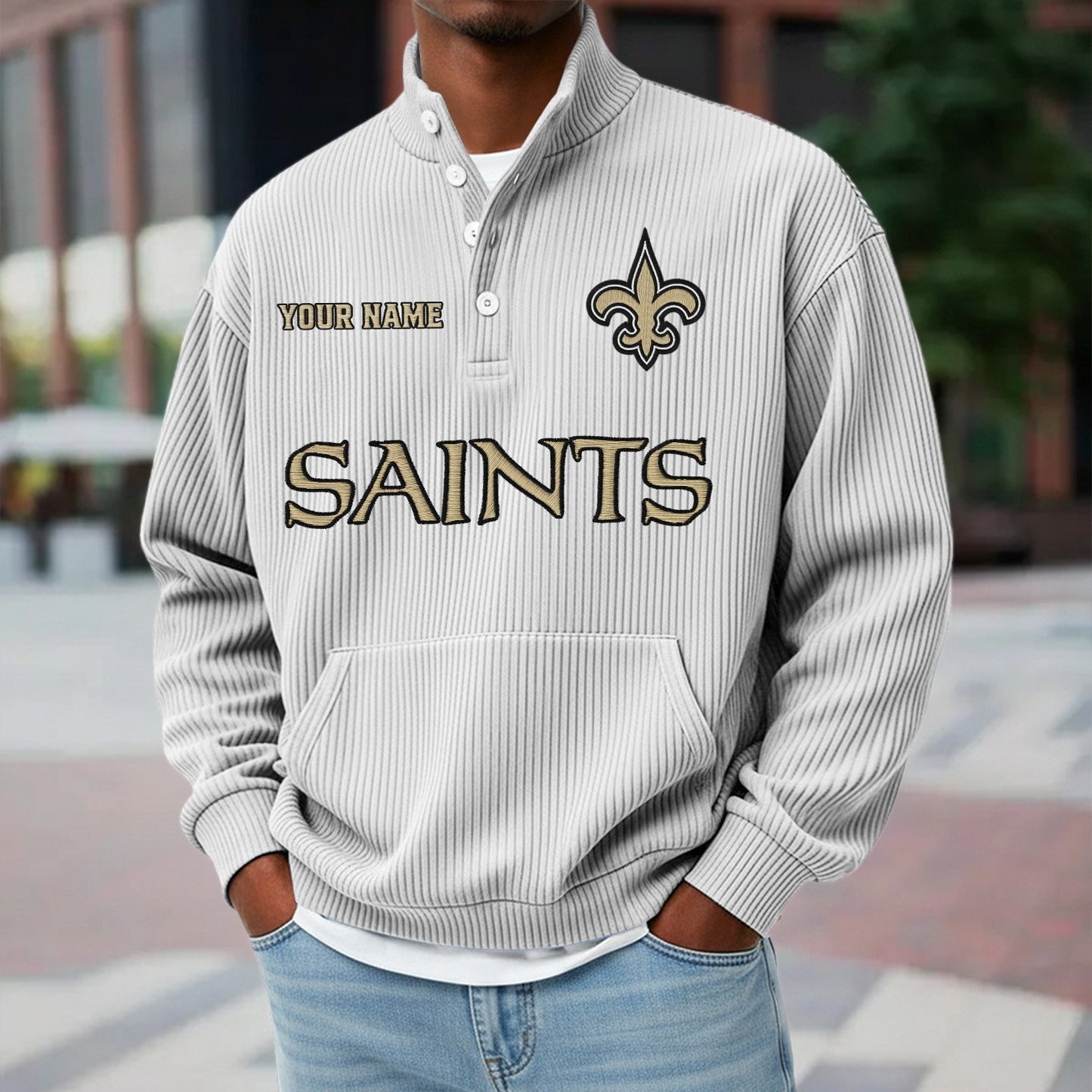 NO x NFL Waffle High Neck Long Sleeved Sweatshirt DATND TANTD 221125