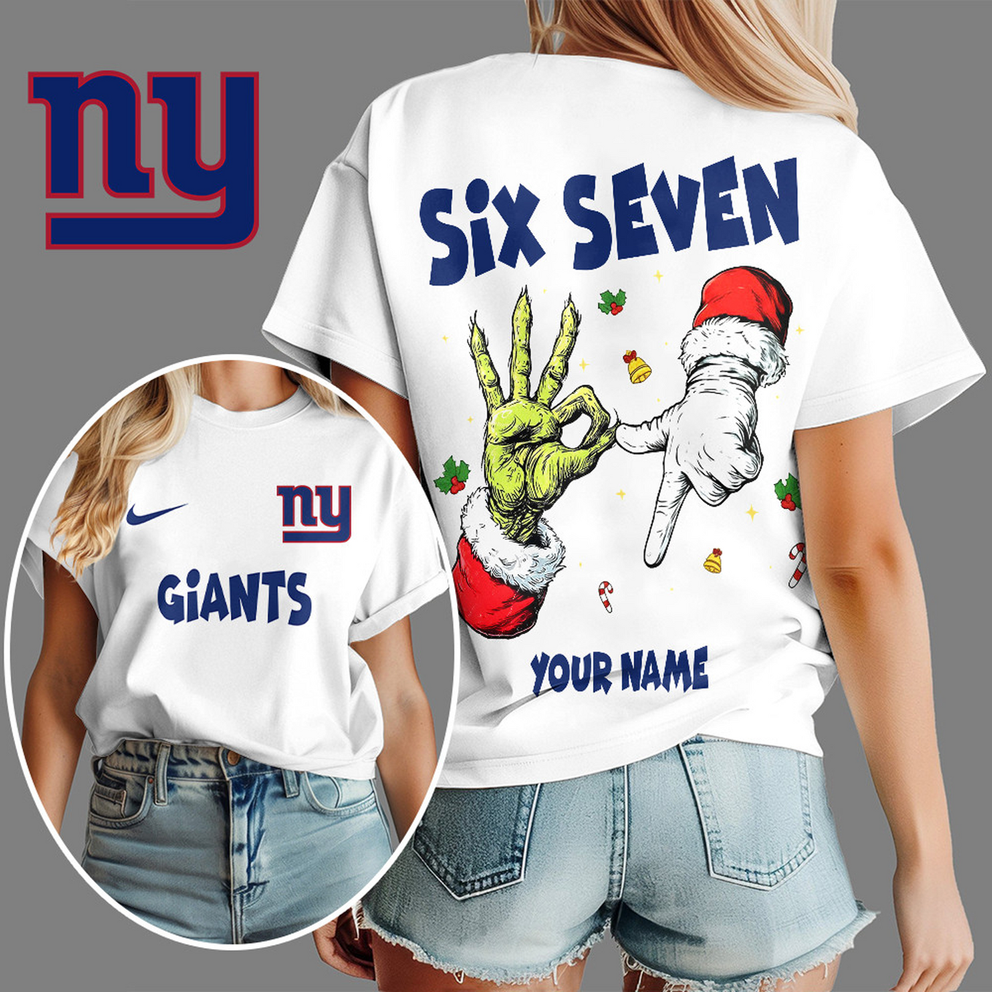 NYG x NFL Funny Six Seven Hot Trend Tshirt Custom Any Name DATND TANTD