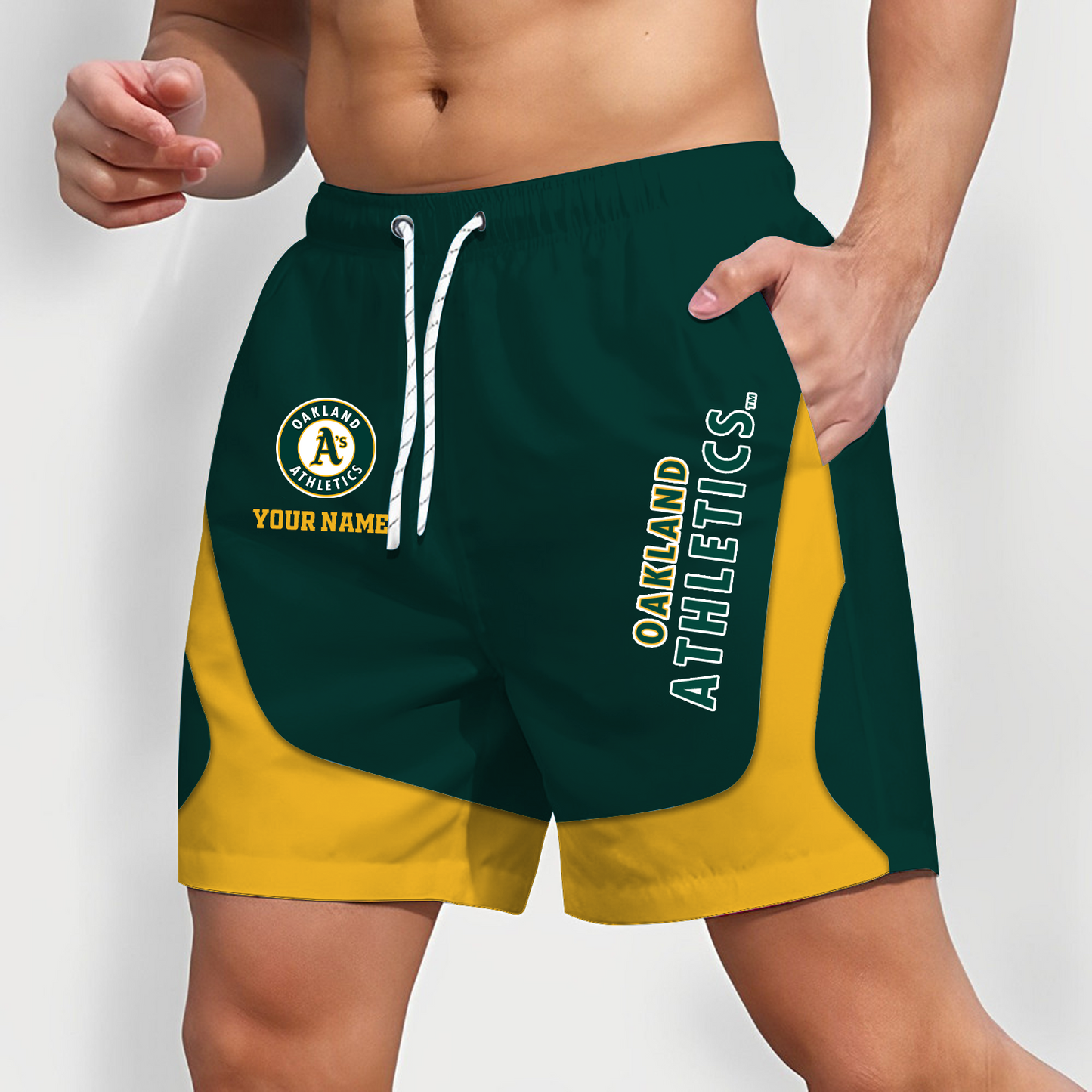 OAK x MLB Team Special Short Pants For Men Custom Name Gifts DATND TANTD