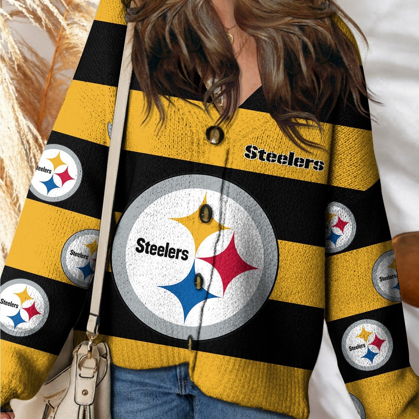 PIT x NFL Cardigan Sweatshirt With Button DatND DVT