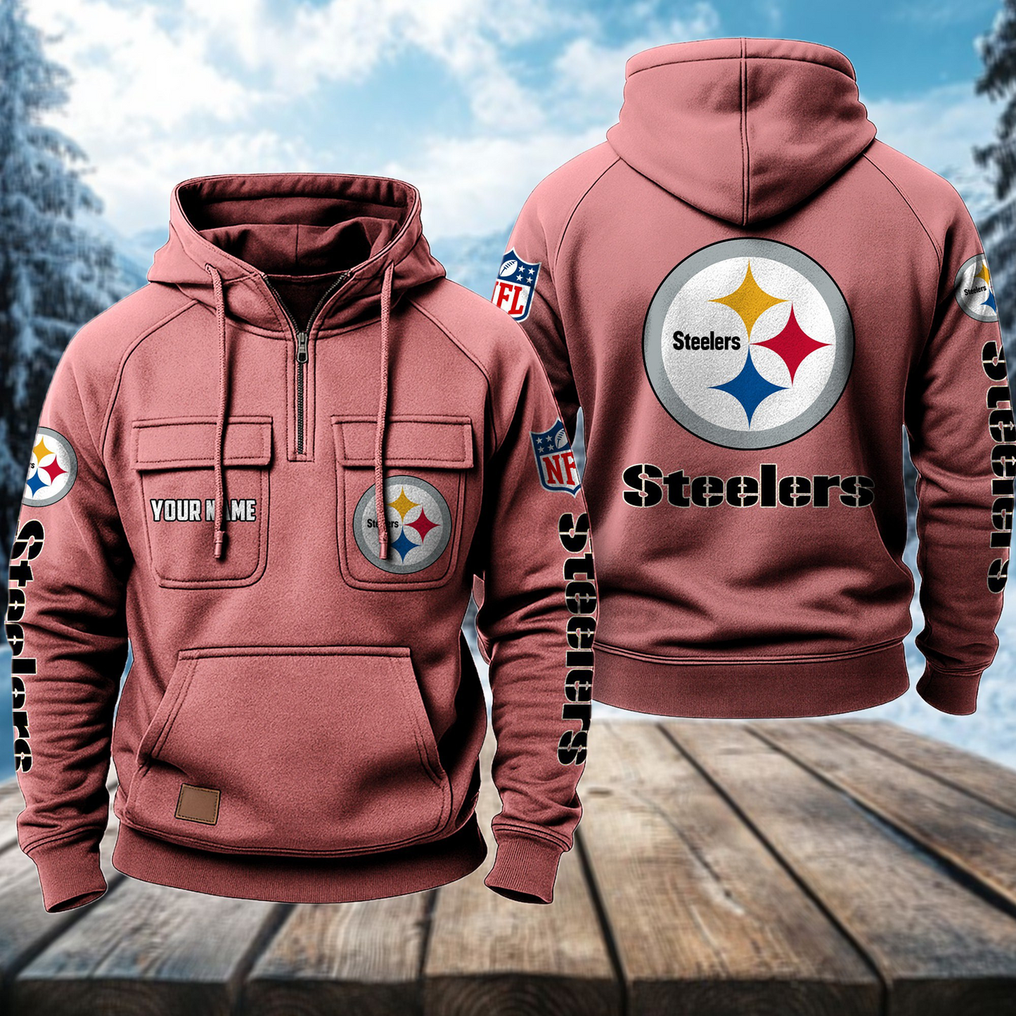 PIT x NFL Premium Hoodie DATND TANTD