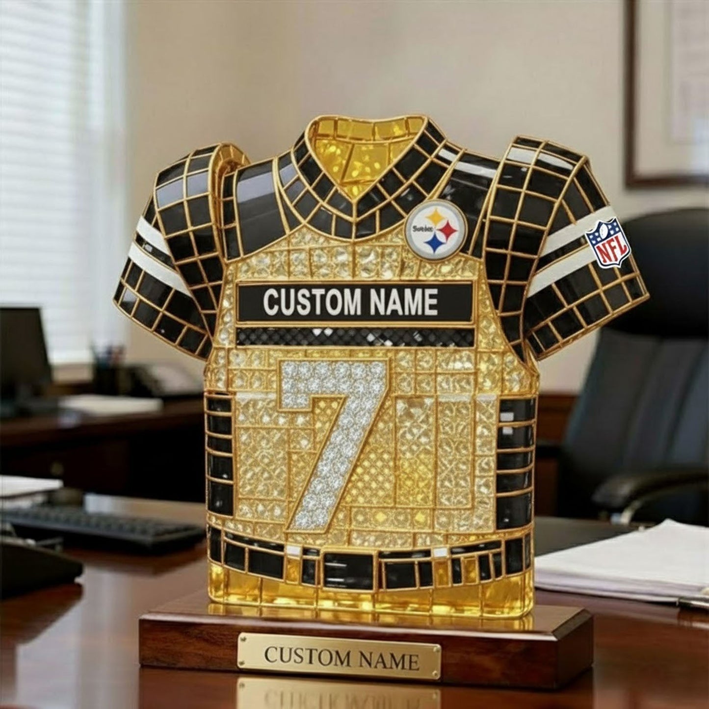 PREMIUM CRYLIC BLOCK NFL X PIT NDT NHM