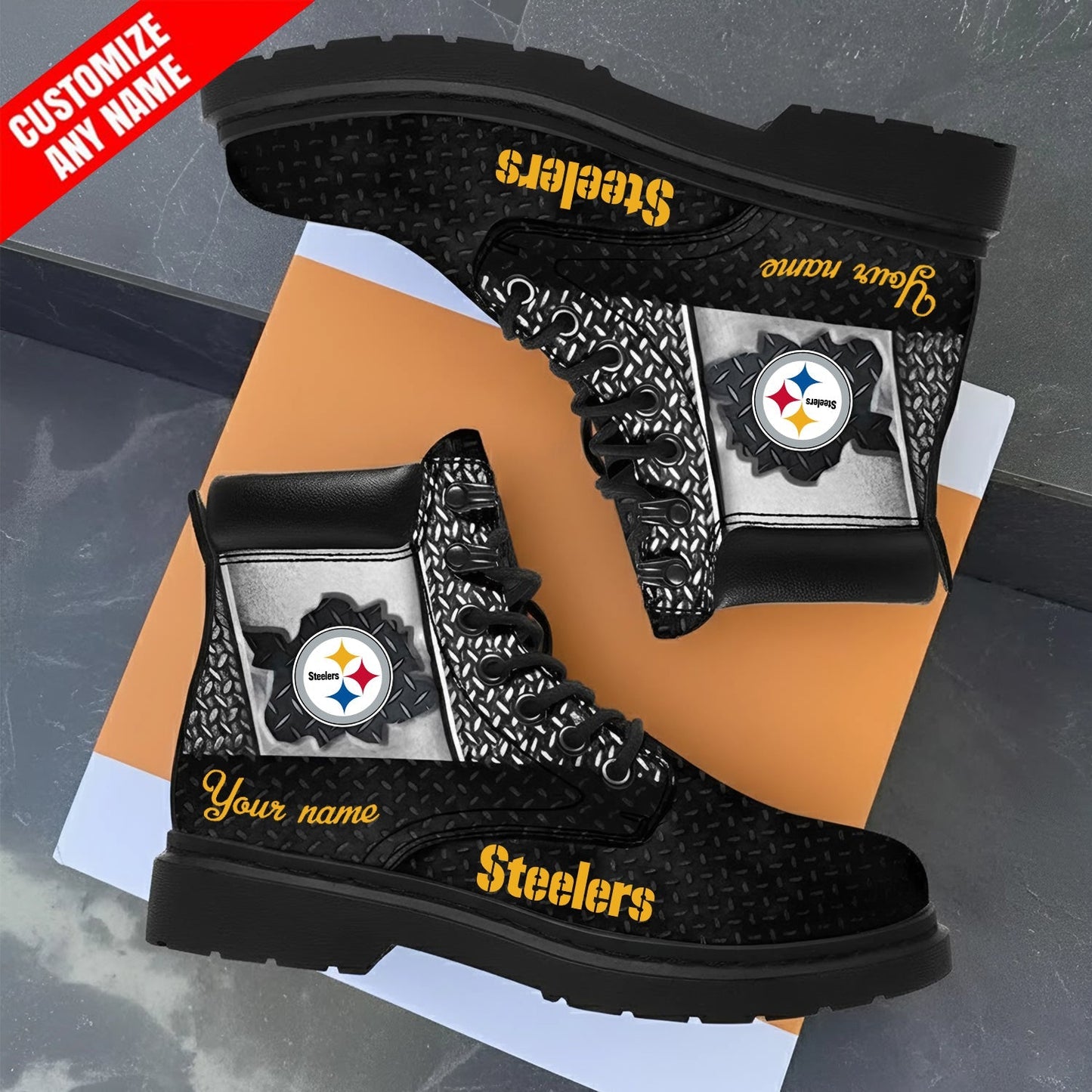 PREMIUM NFL X PIT CUSTOME CLASSIC LEATHER BOOTS NDT NHM