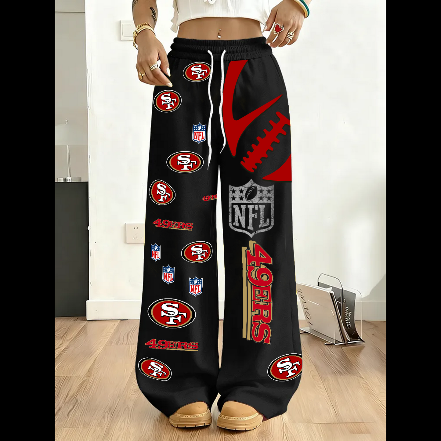 PREMIUM NFL X SF 3D Casual Graphic Sweatpants NDT TDT