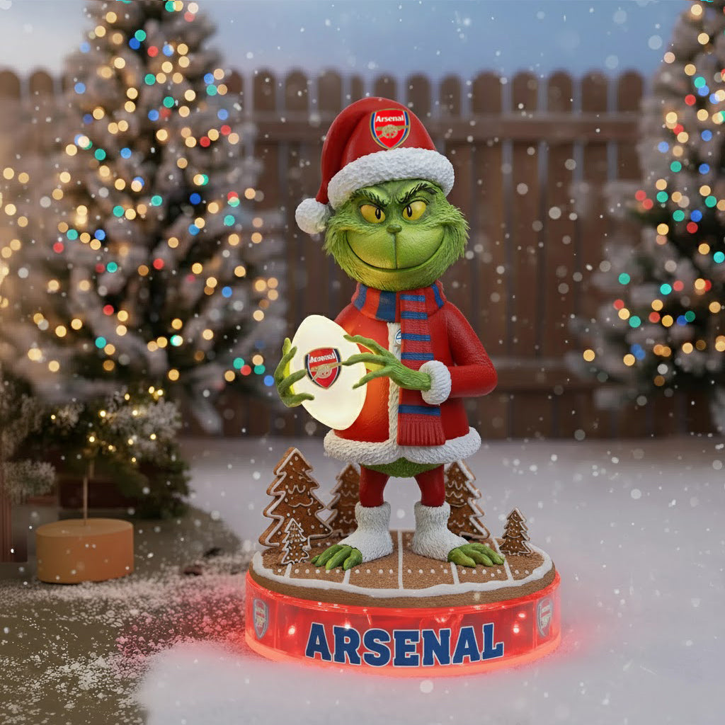 PREMIUM EPL X ARS Holiday Spirit Collectible Grinch Statue led light NDT NHM 101125