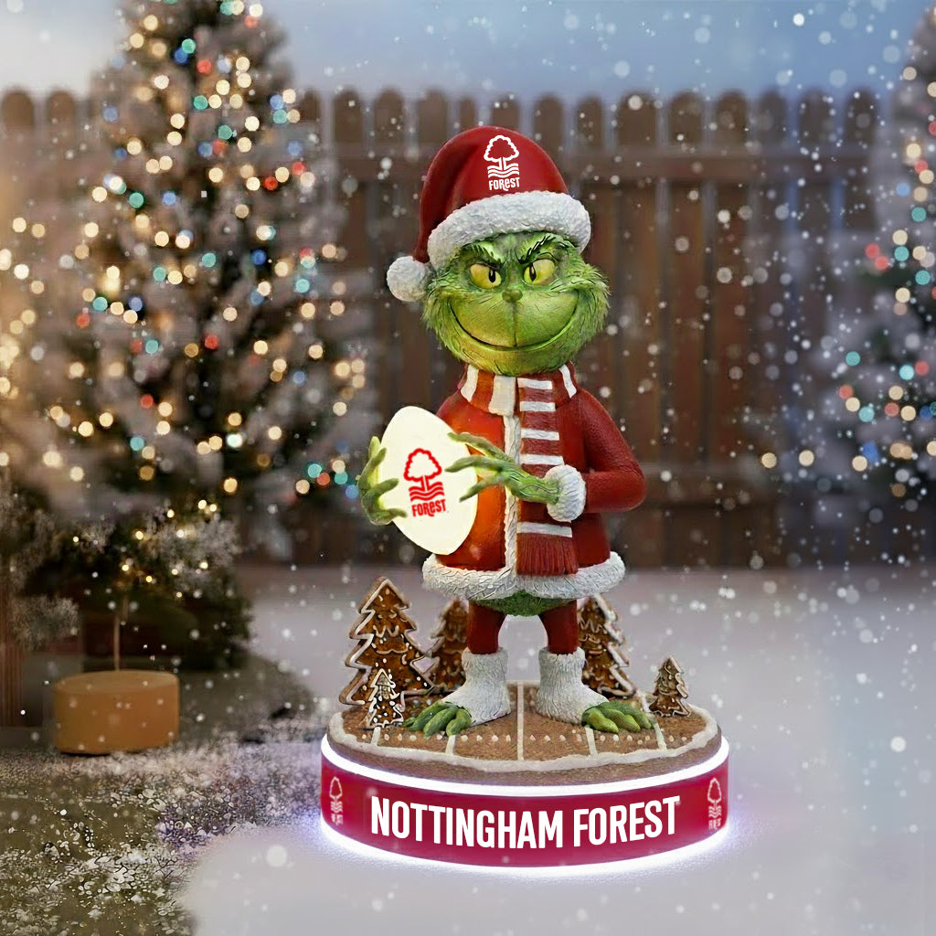 PREMIUM EPL X NOT Holiday Spirit Collectible Grinch Statue led light NDT NHM 111125