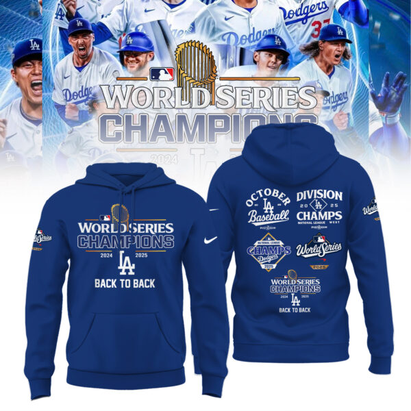 PREMIUM MLB X LAD Ÿ?? National League Champions 2025 CLASSIC HOODIE V5 NDT NHM 041125