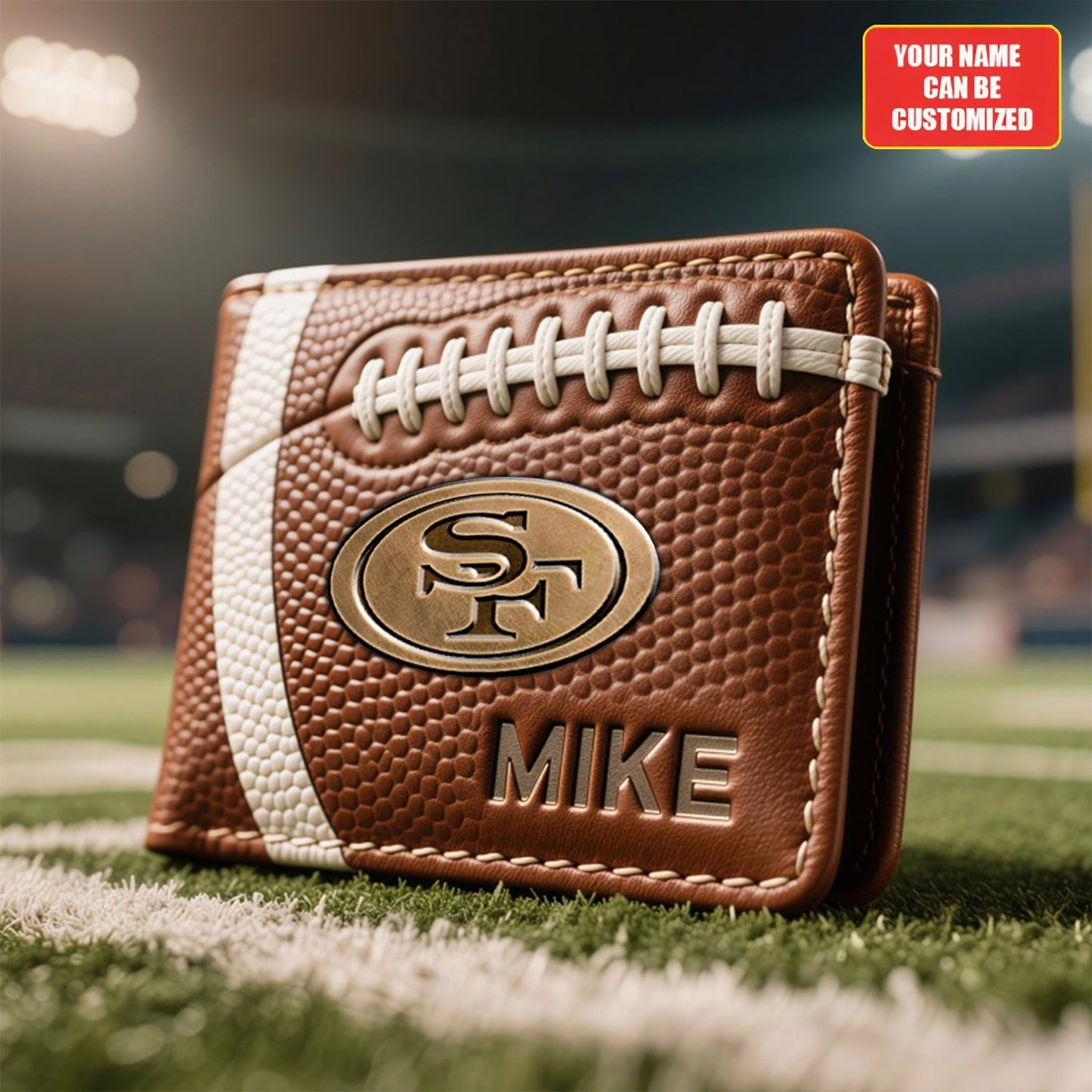 PREMIUM NFL X SF49 Custom Creative American Football Design Wallet 2025 NDT NHM 081125